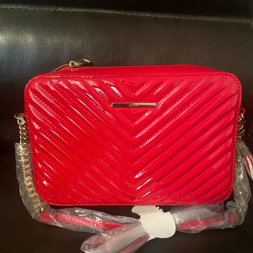 Red Patent Purse